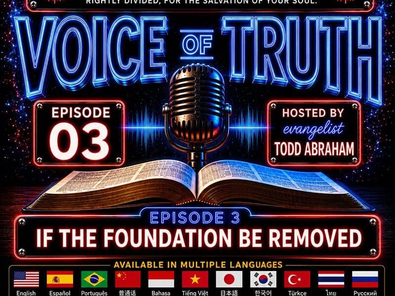 Podcast cover for Voice of Truth Episode 3 on King James Audio.