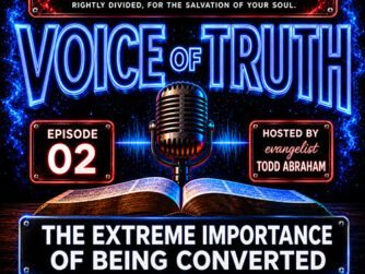 Podcast cover for Voice of Truth about being converted.