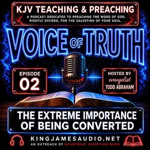 Podcast cover for Voice of Truth about being converted.