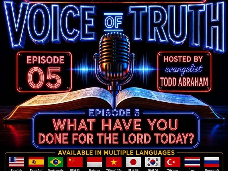 Podcast cover for Voice of Truth with King James Audio.